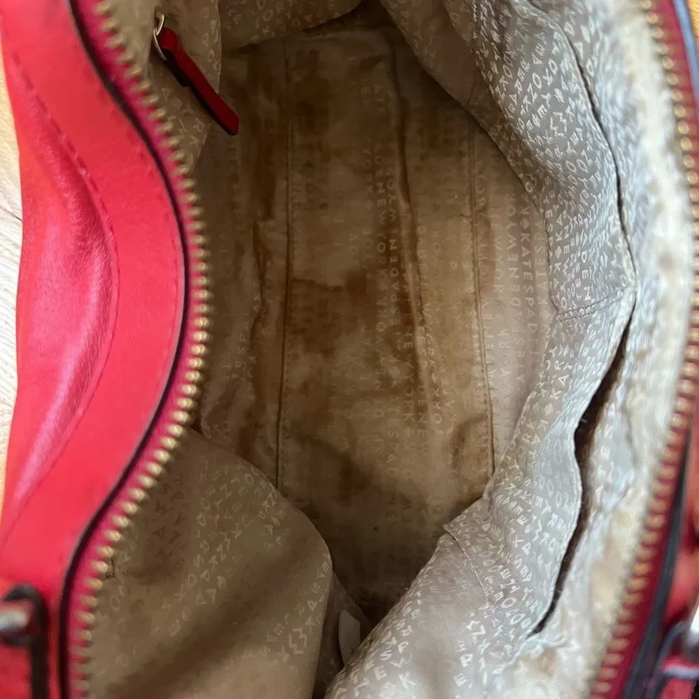 kate spade structured leather